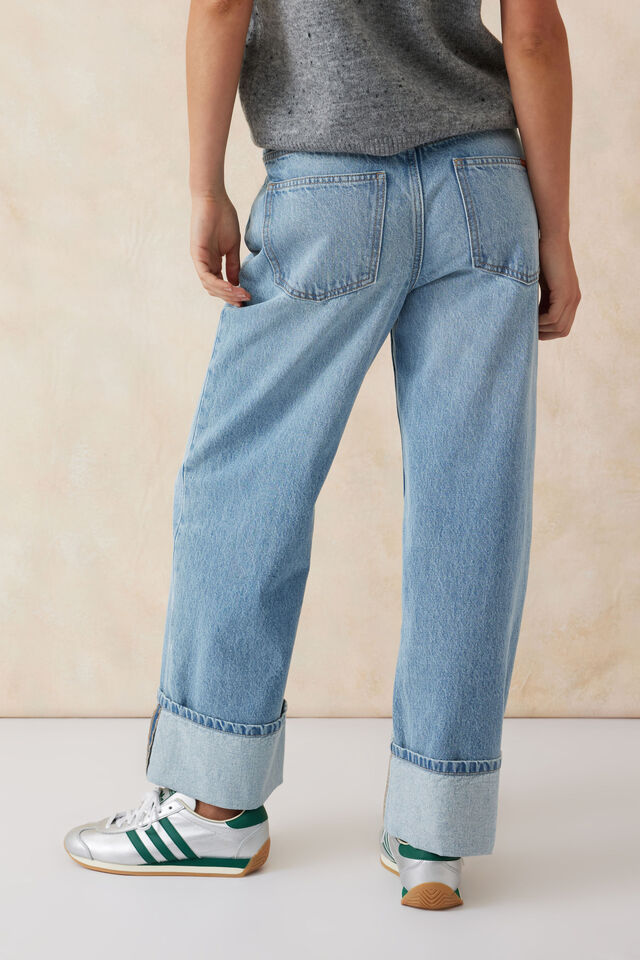 Relaxed Cuff Jean, LIGHT VINTAGE BLUE