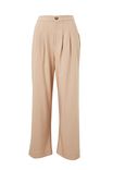 Wide Leg Pleat Pant In Recycled Blend, CAMELETTE - alternate image 2