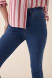 Slim Leg Jean In Organic Cotton, INDIGO BLUE - alternate image 5
