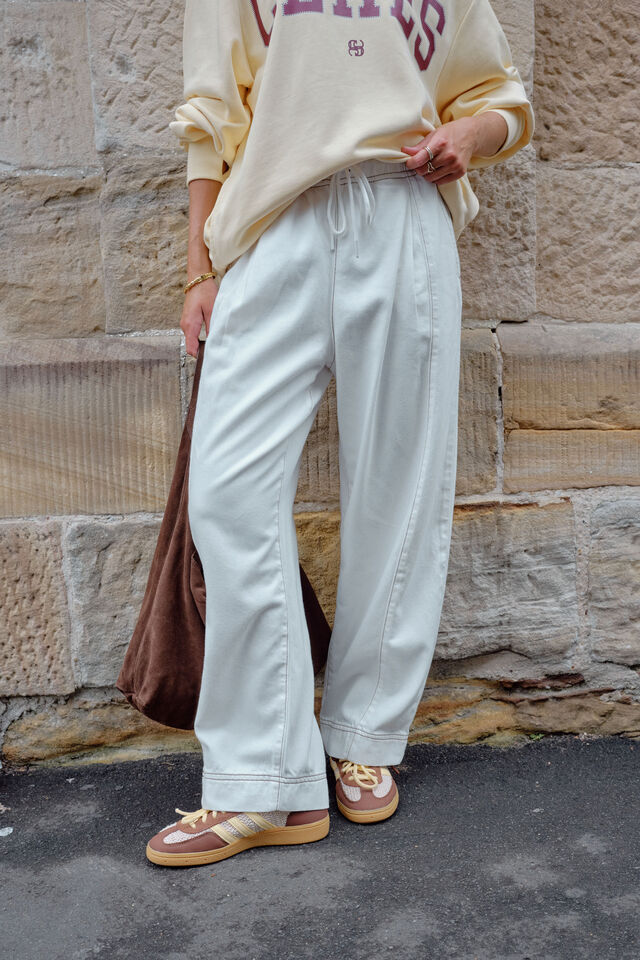 Jessie Barrel Pant, FRESH ECRU