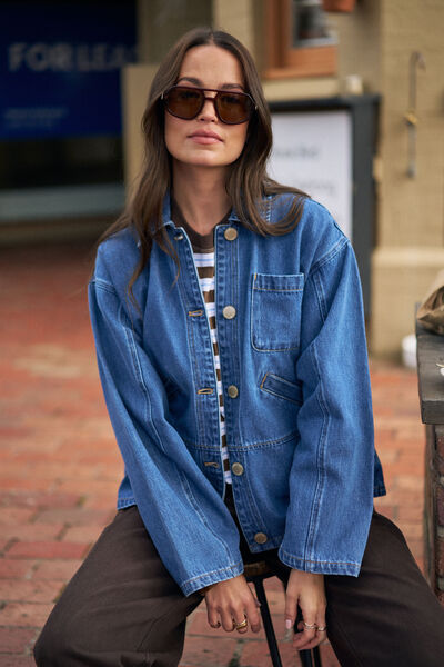 Ziggy Shacket, FRESH INDIGO