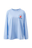 Finn Oversized Long Sleeve Tee, SKY BLUE/VOYAGE AU SOLEIL - alternate image 2