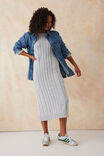Cable Knit Dress, GREY MARLE - alternate image 6
