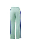 Gigi Wide Leg Terry Trackpant, SEAFOAM/POLO BLUE SIDE STRIPE - example image 3