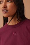 Phoebe Premium Tee, POMEGRANATE - alternate image 4
