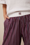 The Lounge Pant, BURGUNDY WASHED NAVY STRIPE - alternate image 4
