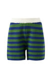 Mara Textured Knit Short, BASIL STRIPE - example image 2