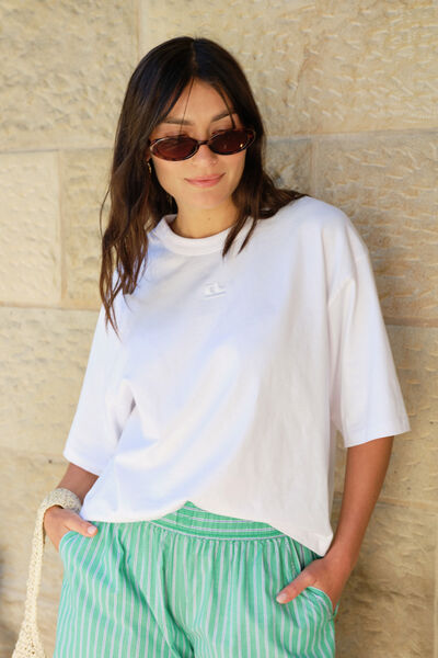 Phoebe Premium Tee, WHITE