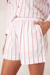Mila Short, WHITE HERITAGE RED TWIN STRIPE - alternate image 4