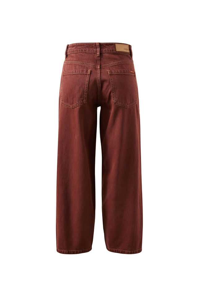 Maggie Tapered Barrel Jean, BURNT TOFFEE