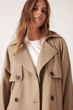 Short Trench Coat, SUMMER TAUPE - alternate image 5
