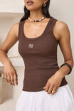 Select Colour: CHOCOLATE/MONOGRAM EMBROIDERY