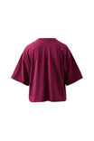 Phoebe Premium Tee, POMEGRANATE - alternate image 2