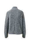 Riley Funnel Neck Tab Cardi, SILVER MARLE - alternate image 3