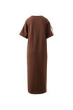Charlotte Midi Terry Dress, CHOCOLATE SIDE STRIPE - alternate image 3