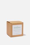 Manara Home Bubble Cube Candle, Green - Lime & Coconut