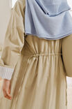 Rowan Longline Jacket, STONE - example image 6