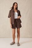 Relaxed Everyday Short, MOCHA TWILL - alternate image 6