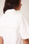Side Pocket Boxy Dress, FRESH ECRU - alternate image 6