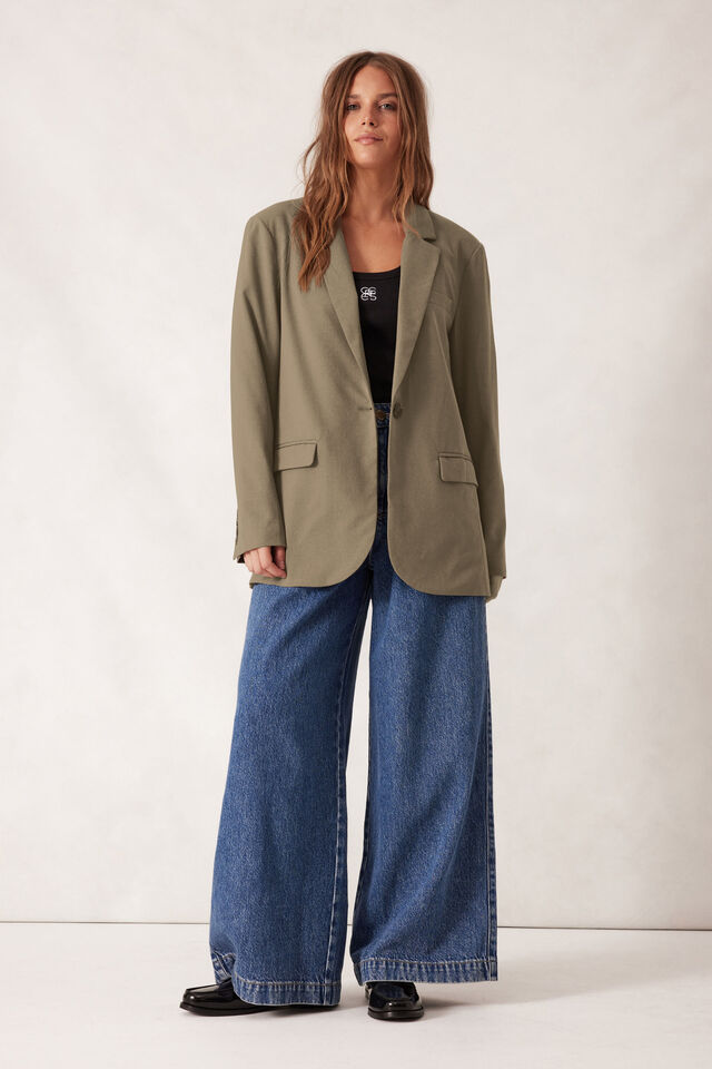 Heritage Blazer, DEEP MOSS SUITING