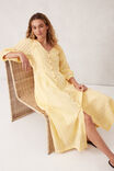 Sculptured Sleeve Midi Dress, SUNSHINE - alternate image 6