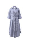 Classic Shirt Dress Jf, CLASSIC BLUE WHITE STRIPE - alternate image 2