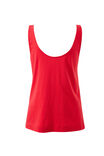 Bloom Slouchy Scoop Tank, HERITAGE RED - example image 3