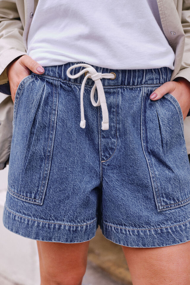 Darcy Relaxed Everyday Short, FRESH INDIGO
