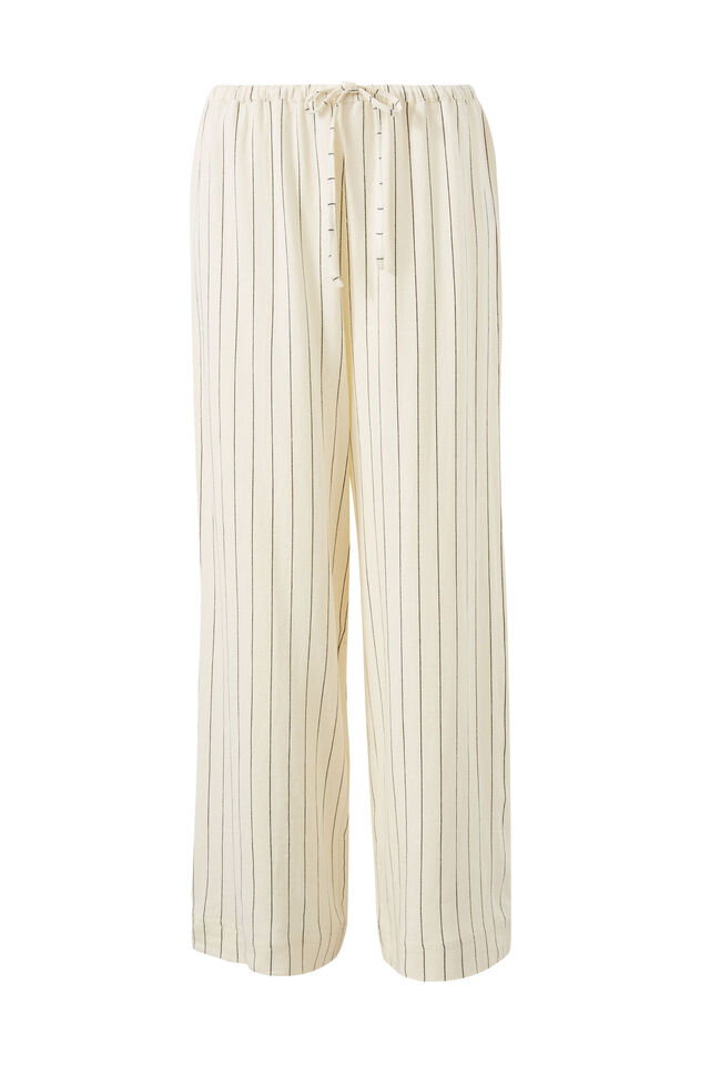 Relaxed Drawstring Pant, PINSTRIPE