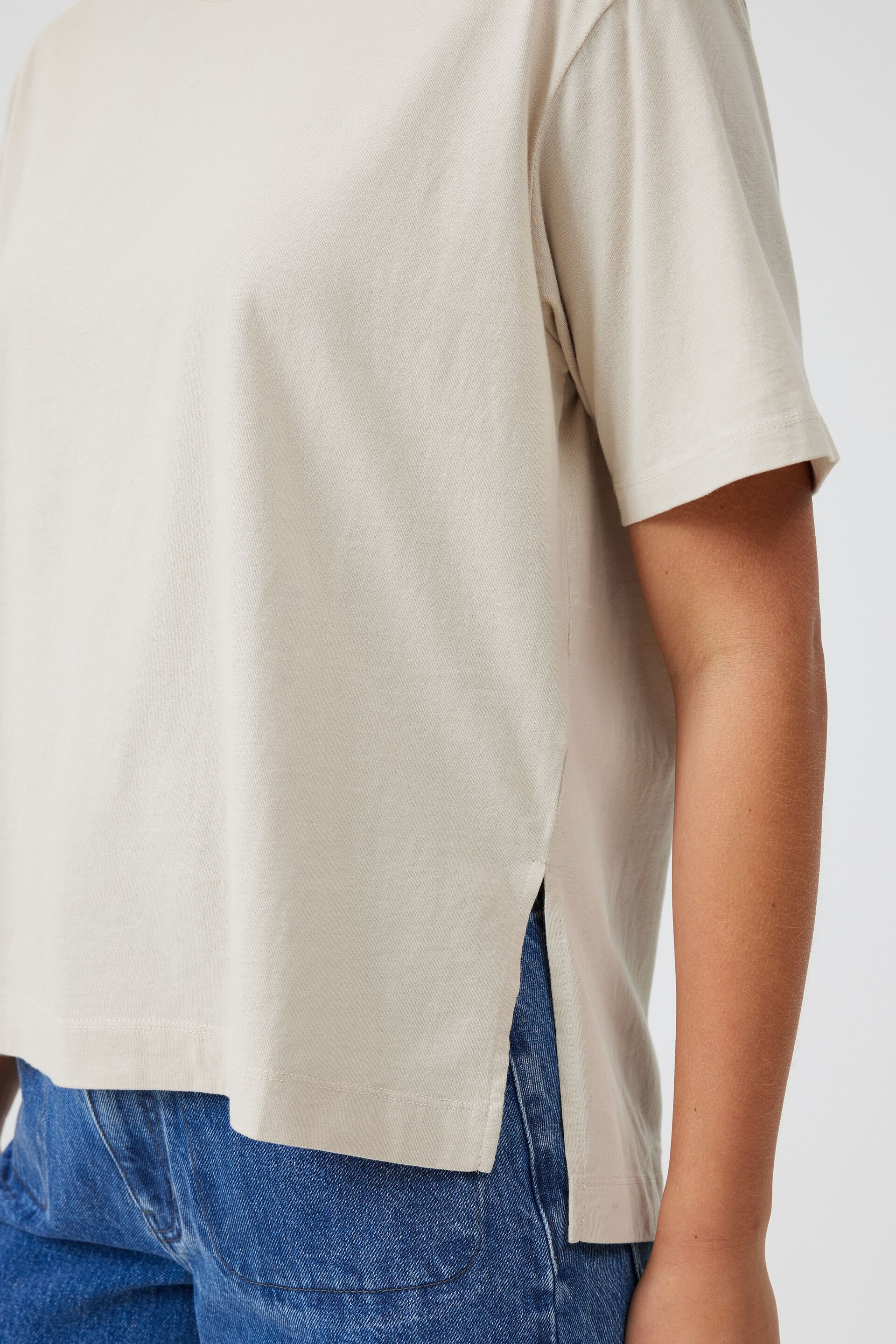 cotton on split hem jeans