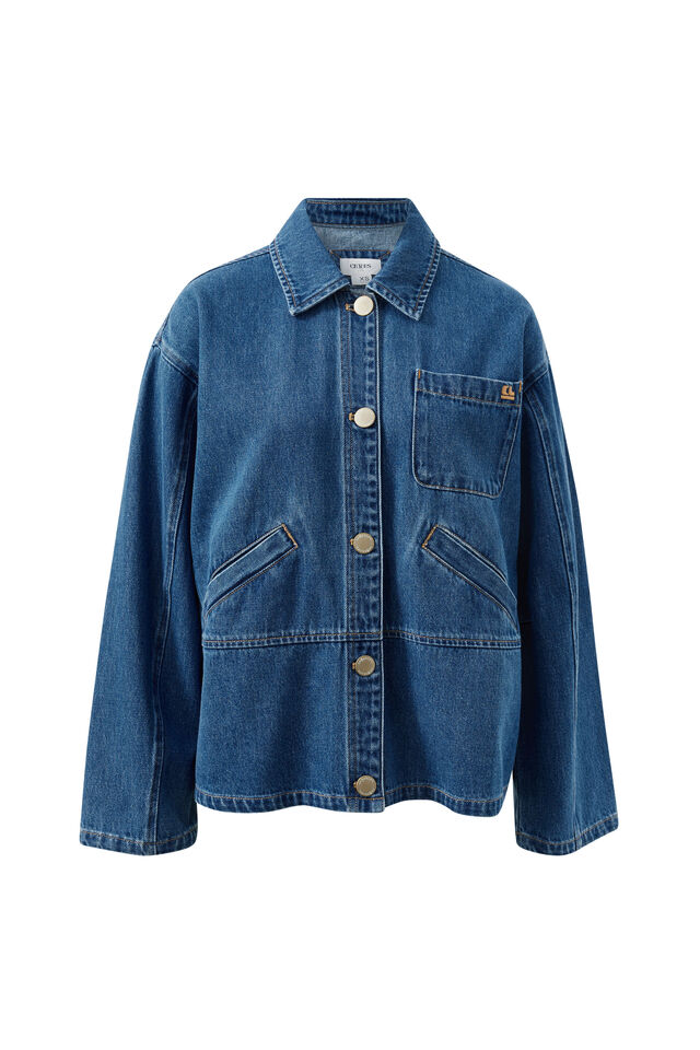 Ziggy Shacket, FRESH INDIGO