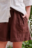 Darcy Relaxed Everyday Short, CHOCOLATE - example image 5