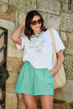 Mila Short, ZESTY GREEN TRIPLE STRIPE - alternate image 4