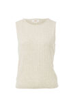 Cable Soft Knit Tank, OATMEAL MARLE - alternate image 2