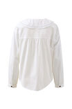 Alice Collared Top, WHITE - alternate image 3