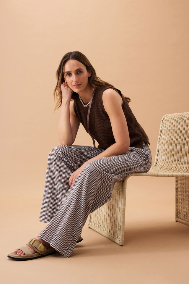 The Lounge Pant, CHOC GINGHAM