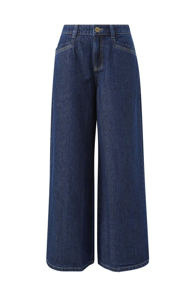 Drew Soft Wide Jean, MIDNIGHT