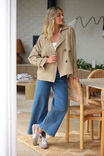 Short Trench Coat, SUMMER TAUPE - alternate image 1