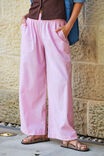 The Lounge Pant, HIBISCUS PINK TRIPLE STRIPE - alternate image 4