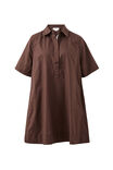 Tilly Mini Swing Dress, CHOCOLATE - alternate image 2