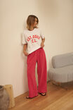 The Lounge Pant, TEXTURED RED CHECK - example image 4
