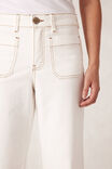 Wide Leg Patch Pocket Jean, FRESH ECRU - alternate image 5
