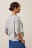 Phoebe Premium Tee, GREY MARLE - example image 6