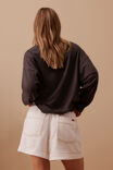 Darcy Relaxed Everyday Short, ECRU TWILL - alternate image 3