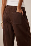 Jessie Barrel Pant, CHOCOLATE - alternate image 6