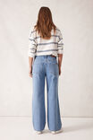 Frankie Loose Straight Jean, MID BLUE WASH - alternate image 3