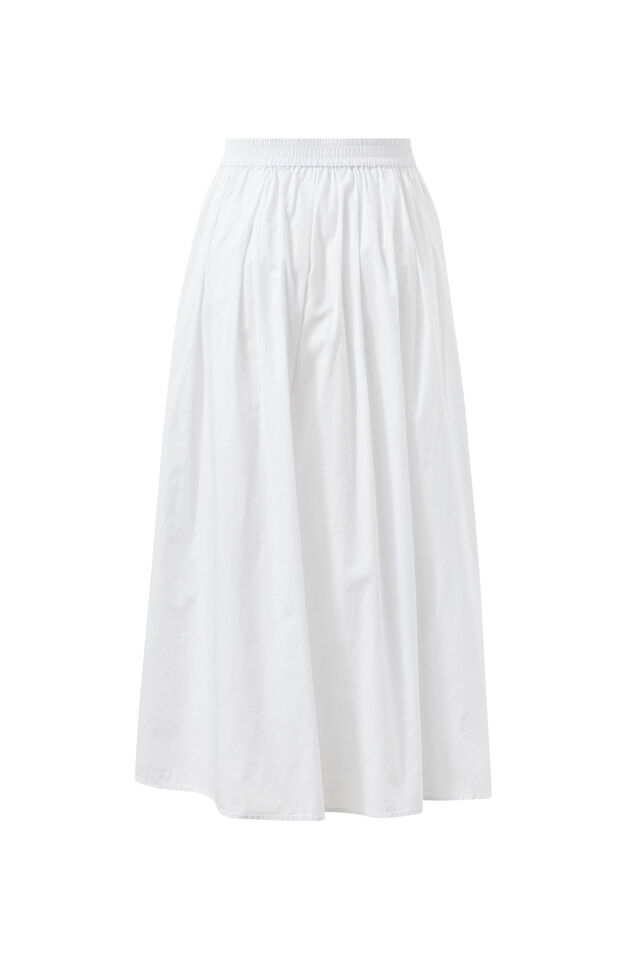 Florence Maxi Skirt, WHITE