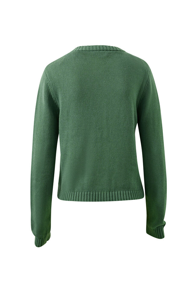 Nelly Long Sleeve Knit Cardi, BASIL