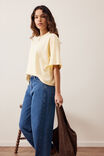 Phoebe Premium Tee, BUTTER - example image 4