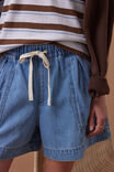 Darcy Relaxed Everyday Short, MID BLUE WASH - alternate image 4